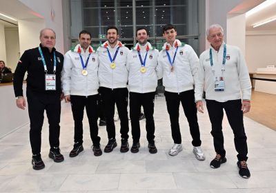 Casa Italia in Milan: guests on 17 February