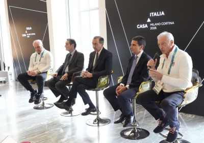 Casa Italia in Milan: guests on 19 February