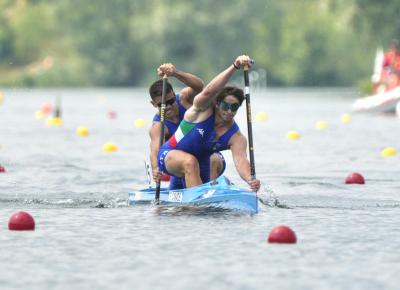 Casadei e Tacchini i più veloci nella canoa biposto