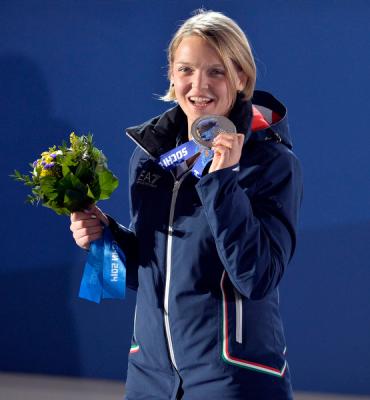 Cerimonia di premiazione per Arianna Fontana