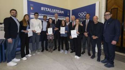 Consiglio Nazionale, premiati i vincitori del bando Atleta Eccellente Eccellente Studente 2022