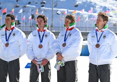 Cross-country skiing: Italy wins bronze in the men's relay after a comeback