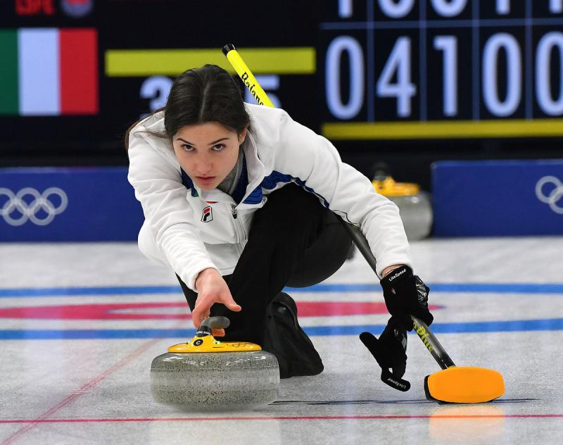 azzurri curling vincono match inaugurale contro usa foto mezzelani gmt sport063 azzurri curling vincono match inaugurale contro usa foto mezzelani gmt sport063