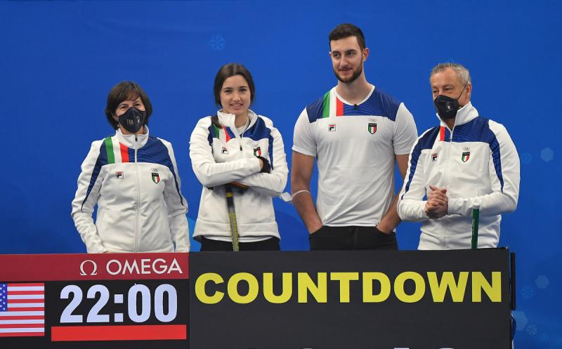 azzurri curling vincono match inaugurale contro usa foto mezzelani gmt sport010 azzurri curling vincono match inaugurale contro usa foto mezzelani gmt sport010
