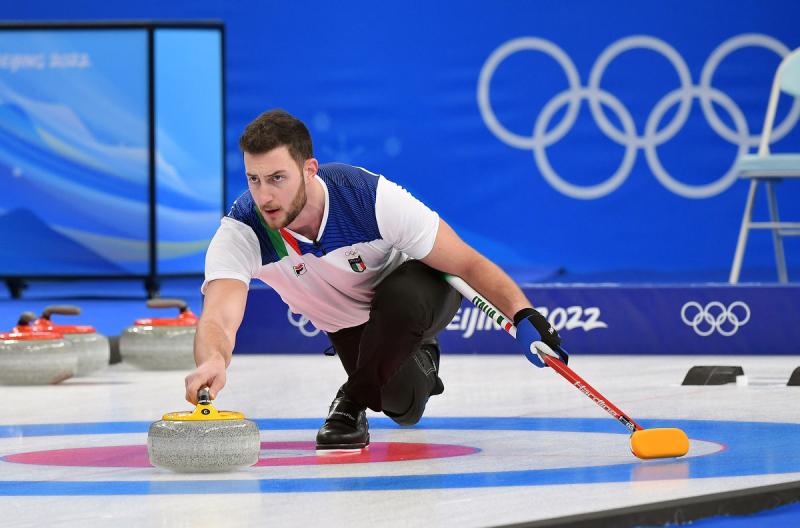 azzurri curling vincono match inaugurale contro usa foto mezzelani gmt sport047 azzurri curling vincono match inaugurale contro usa foto mezzelani gmt sport047
