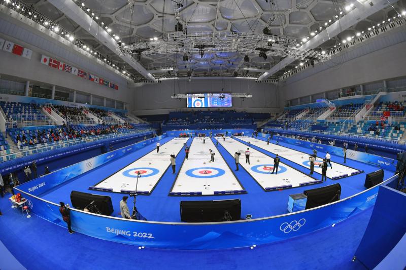 azzurri curling vincono match inaugurale contro usa foto mezzelani gmt sport069 azzurri curling vincono match inaugurale contro usa foto mezzelani gmt sport069