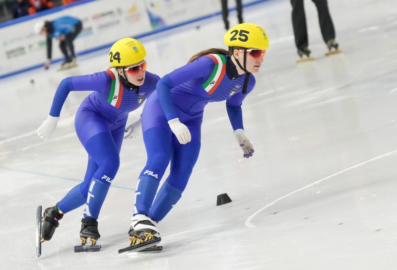 EYOF FVG Short Track  24 Martinelli Sara 25 Rodondi Chiara foto Simone Ferraro SFA00951 EYOF FVG Short Track  24 Martinelli Sara 25 Rodondi Chiara foto Simone Ferraro SFA00951