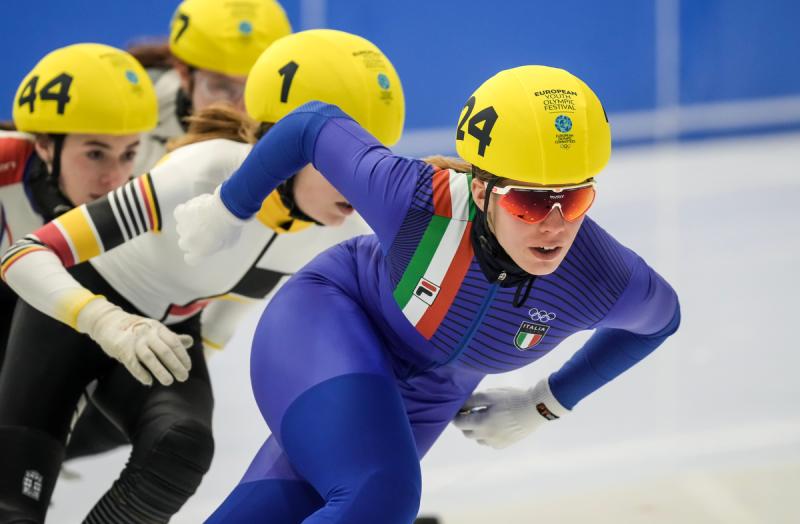 EYOF FVG Short Track  Martinelli Sara foto Simone Ferraro SFA01362 EYOF FVG Short Track  Martinelli Sara foto Simone Ferraro SFA01362