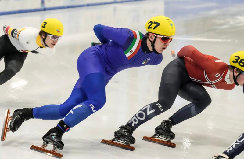 EYOF FVG Short Track  Zampedri Daniele foto Simone Ferraro SFA01647 EYOF FVG Short Track  Zampedri Daniele foto Simone Ferraro SFA01647