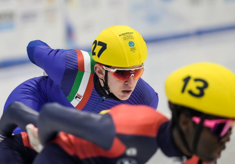 EYOF FVG Short Track  Zampedri Daniele foto Simone Ferraro SFA01673 EYOF FVG Short Track  Zampedri Daniele foto Simone Ferraro SFA01673