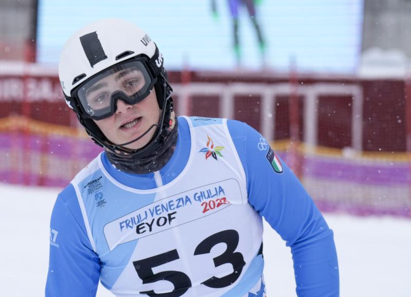 EYOF FVG Slalom U ANTONIOLI Glauco foto Simone Ferraro SFA05394 EYOF FVG Slalom U ANTONIOLI Glauco foto Simone Ferraro SFA05394