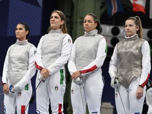 scherma fioretto femminile a squadre ph augusto bizzi agu scherma fioretto femminile a squadre ph augusto bizzi agu