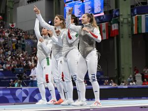 scherma fioretto femminile a squadre ph augusto bizzi agu scherma fioretto femminile a squadre ph augusto bizzi agu