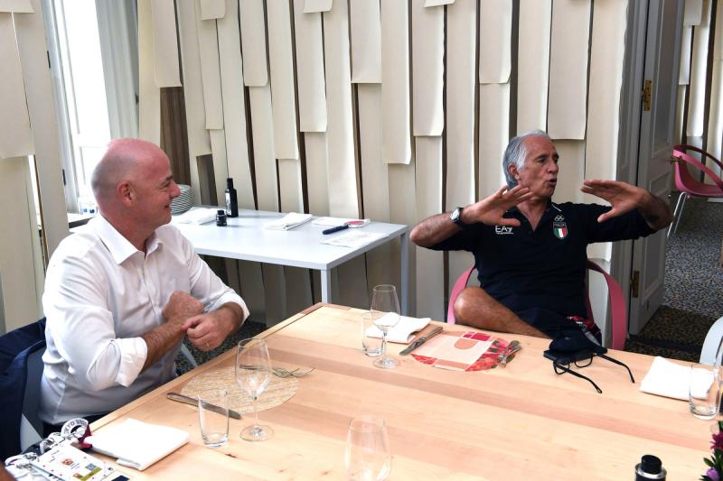 INFANTINO MALAGO  foto mezzelani  GMT SPORT(c)081 INFANTINO MALAGO  foto mezzelani  GMT SPORT(c)081