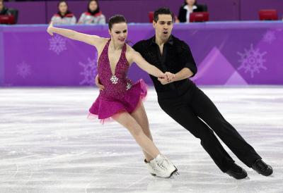 Figure skating, Cappellini and Lanotte 5th after short dance