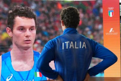 Filippo Tortu festeggiato a Casa Italia Collection. Un azzurro sul podio dei 200 44 anni dopo Mennea