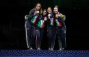 Fioretto a Squadre Femminile Medaglia  Foto Bisi GMT BISI5566