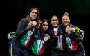 Fioretto a Squadre Femminile Medaglia  Foto Bisi GMT BISI5577