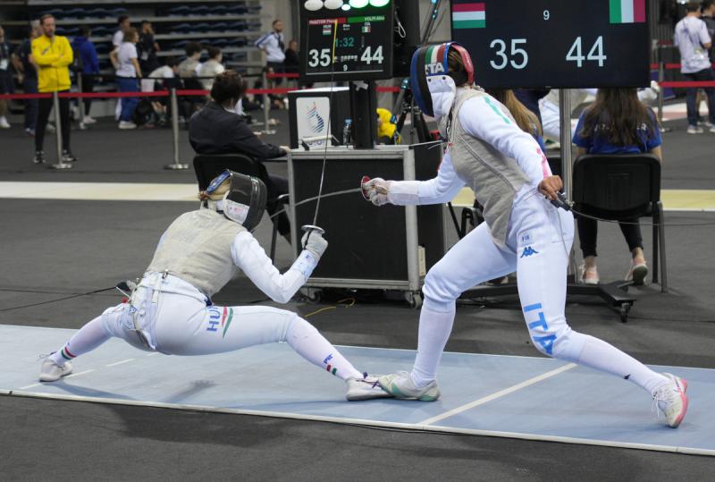 SCHERMA Fioretto Femminile LPA00799 Ph Luca Pagliaricci CONI SCHERMA Fioretto Femminile LPA00799 Ph Luca Pagliaricci CONI