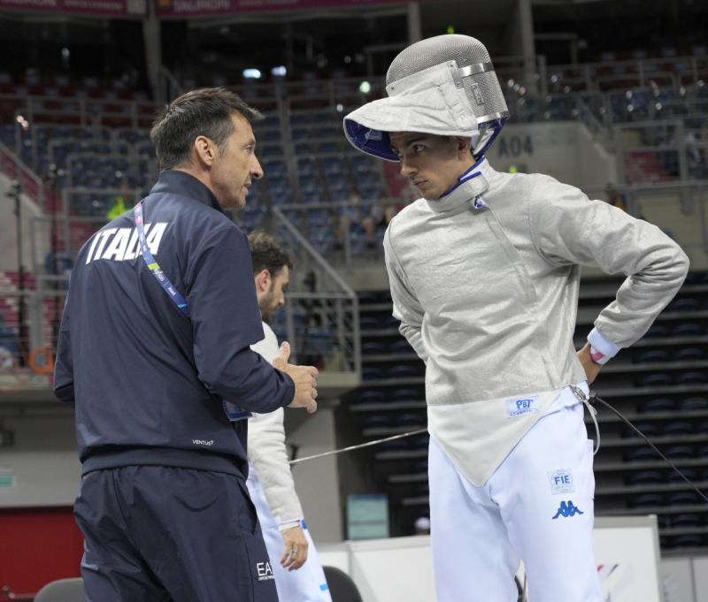 SCHERMA Sciabola Maschile ITA vs GER LPA01090 Ph Luca Pagliaricci CONI SCHERMA Sciabola Maschile ITA vs GER LPA01090 Ph Luca Pagliaricci CONI