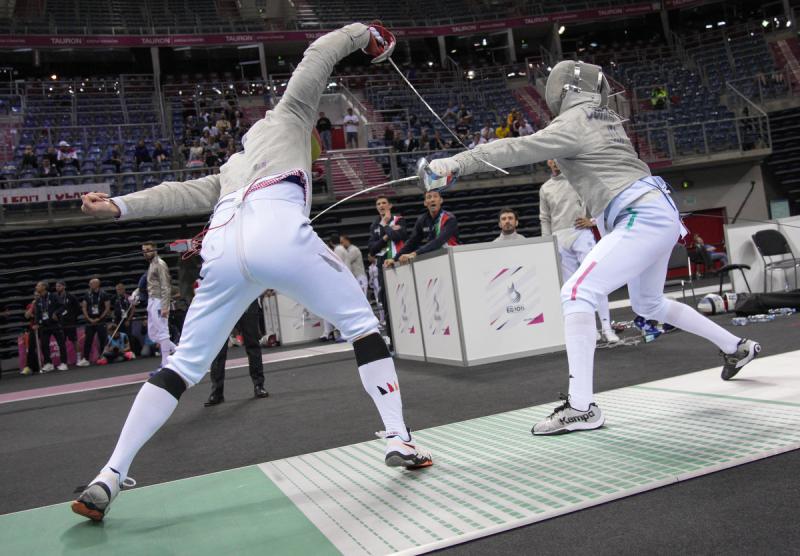 SCHERMA Sciabola Maschile ITA vs GER LPA01288 Ph Luca Pagliaricci CONI SCHERMA Sciabola Maschile ITA vs GER LPA01288 Ph Luca Pagliaricci CONI