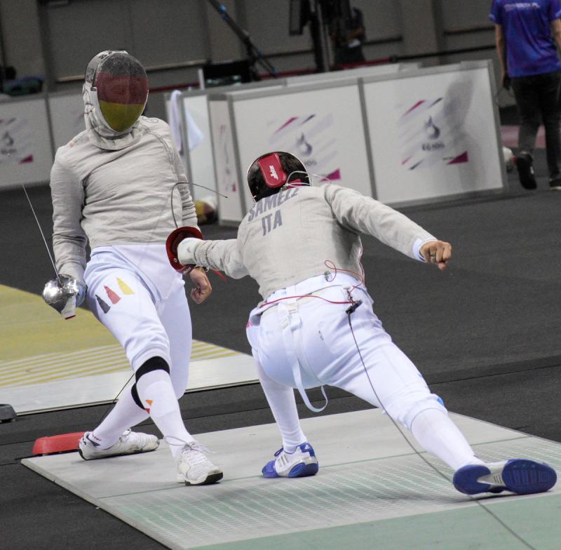 SCHERMA Sciabola Maschile ITA vs GER LPA01532 Ph Luca Pagliaricci CONI SCHERMA Sciabola Maschile ITA vs GER LPA01532 Ph Luca Pagliaricci CONI