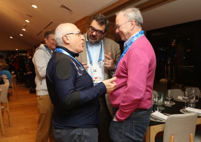 Google President, Eric Schmidt, visits Casa Italia