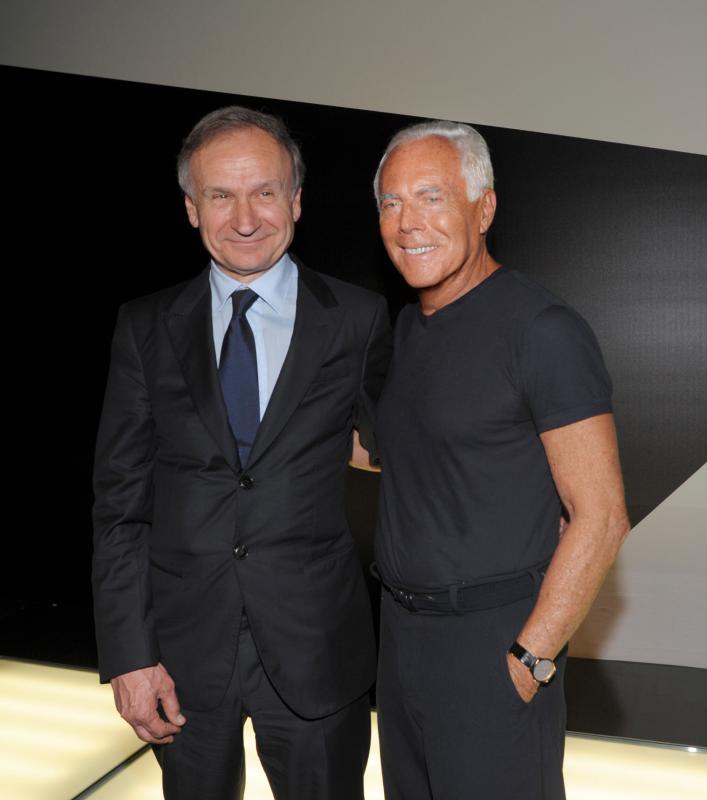 giorgio armani giovanni petrucci giorgio armani giovanni petrucci