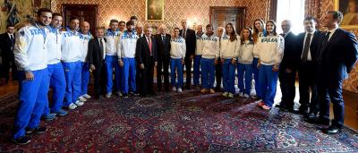 I campioni della scherma al Quirinale