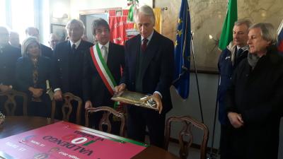 Il Piemonte abbraccia Malagò, Valdengo gli dà la cittadinanza onoraria