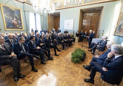 Il Presidente della Repubblica Mattarella riceve una delegazione di Milano Cortina 2026