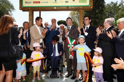 Il Presidente Malagò e il Sindaco di Roma Marino aprono il Parco Giochi Primo Sport a Viale Tiziano