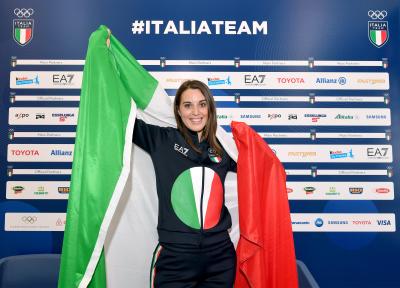 Jessica Rossi: sfilare con il tricolore insieme a Viviani sarà un'emozione speciale