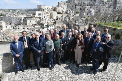 La Giunta Nazionale tra i sassi di Matera