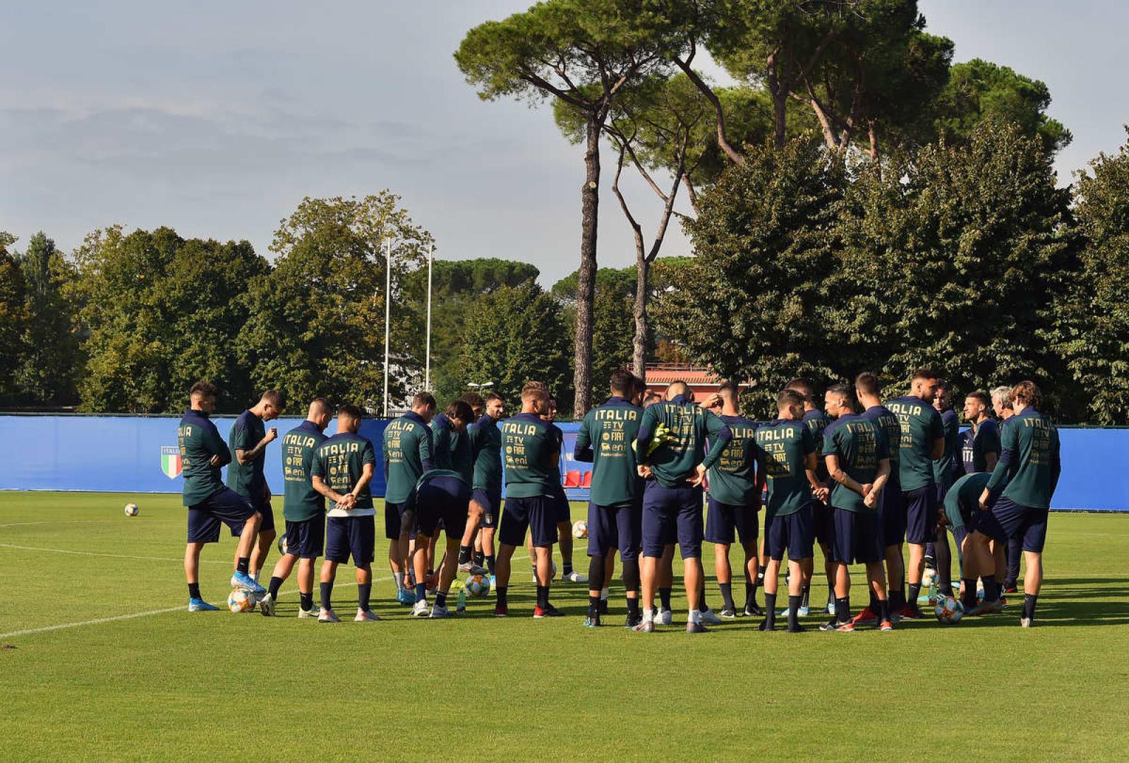 Qualificazioni Euro 2020 dopo il successo dell Olimpico la Nazionale di Mancini al lavoro al CPO Onesti