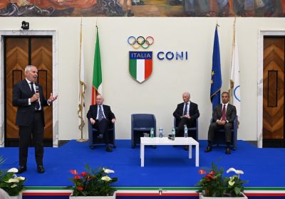La presentazione della partnership tra CONI e Sisal al Salone d'Onore