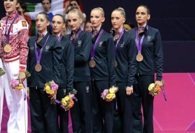 Le farfalle della ritmica tornano sul podio con il bronzo