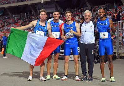 Le medaglie dell'Atletica e del Nuoto