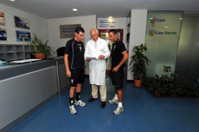 Le visite degli arbitri della CAN di B all'Istituto di Medicina e Scienza dello Sport dell'Acquacetosa