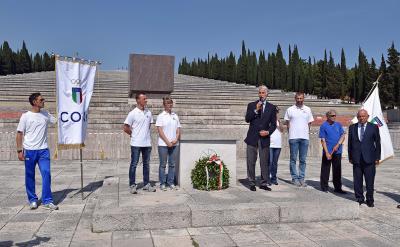 Lo sport italiano omaggia i caduti della Grande Guerra a Redipuglia