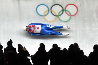 Luge: Dominik Fischnaller near the podium