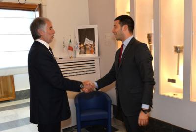 Malagò incontra il Ministro dello sport serbo