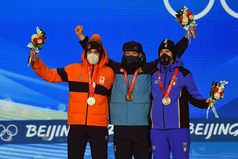 davide ghiotto bronzo medal plaza beijing foto mezzelani gmt019 davide ghiotto bronzo medal plaza beijing foto mezzelani gmt019