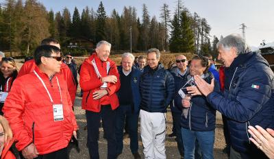 Milano Cortina 2026: prima giornata di visita alle sedi di gara della Commissione CIO