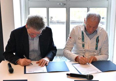 Milano: firma protocollo tra CONI e CONAI a Casa Italia