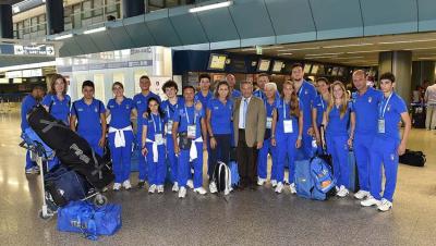 Olimpiadi Giovanili Nanjing 2014 - Partenza Azzurri