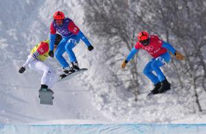 220210 Omar Visintin & Tommaso Leoni Snowboard Cross Uomini Ph Luca Pagliaricci PAG06082 copia