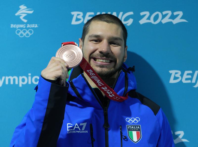 220210 Omar Visintin BRONZO Medal Plaza Ph Luca Pagliaricci LUC08012 copia 220210 Omar Visintin BRONZO Medal Plaza Ph Luca Pagliaricci LUC08012 copia