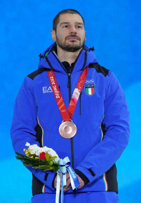 220210 Omar Visintin BRONZO Medal Plaza Ph Luca Pagliaricci PAG06690 copia 220210 Omar Visintin BRONZO Medal Plaza Ph Luca Pagliaricci PAG06690 copia