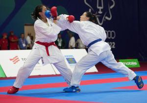 Karate Alessandra Mangiacapra VS Maria Espinoza Lopez foto Luca Pagliaricci ORA00816 copia 